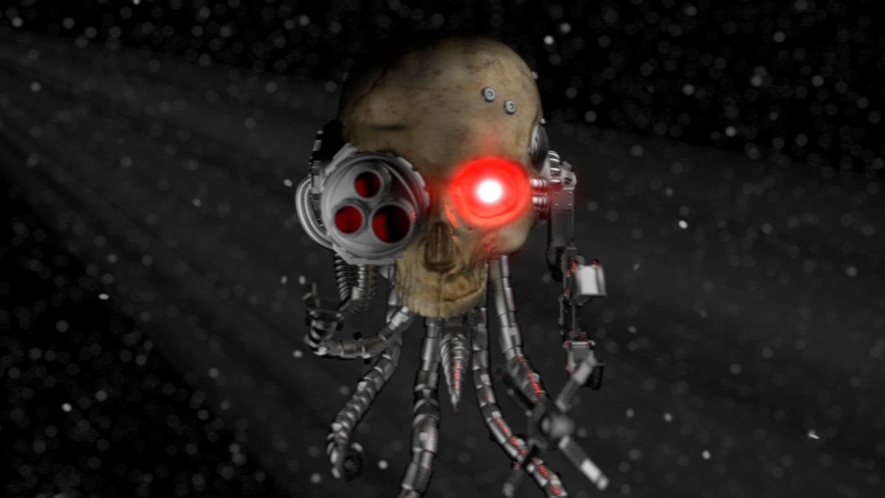 3d, Imperium, Inquisition, Mechanicum, Render, Servo, Servo Skull